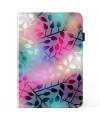 Housse Samsung Galaxy Tab S10 Ultra | Portefeuille Motif Feuilles