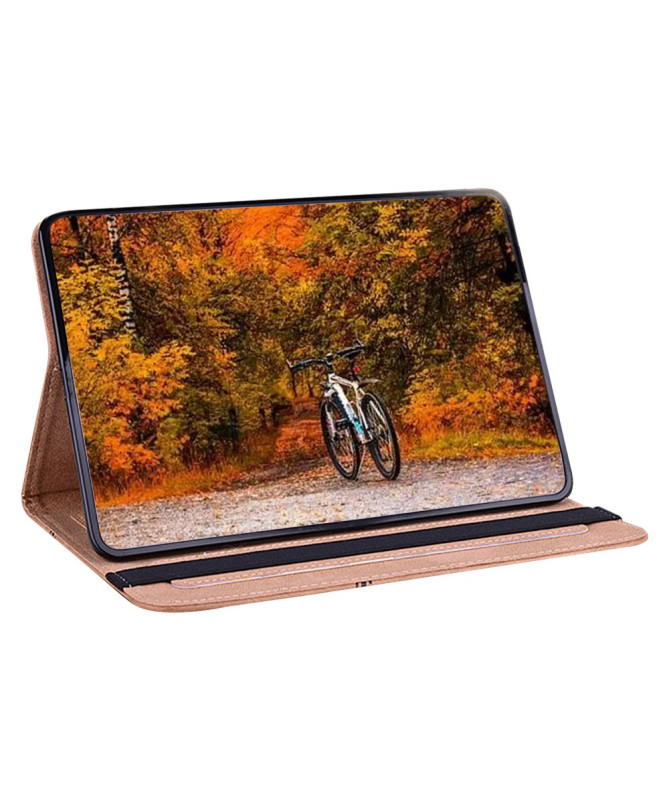 Housse Samsung Galaxy Tab S10 Ultra | Portefeuille Motif Feuilles