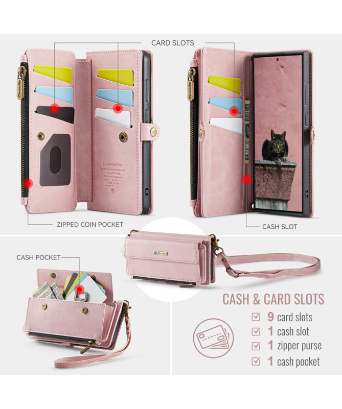 CaseMe C39 | Housse Portefeuille Samsung Galaxy S25 Ultra
