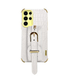 Coque Samsung Galaxy S25 Ultra Croco avec Sangle
