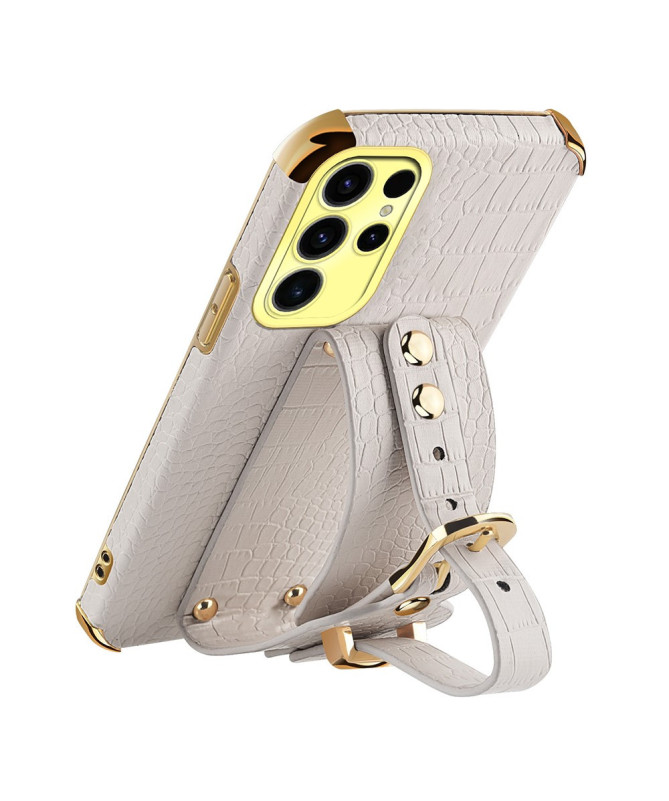 Coque Samsung Galaxy S25 Ultra Croco avec Sangle