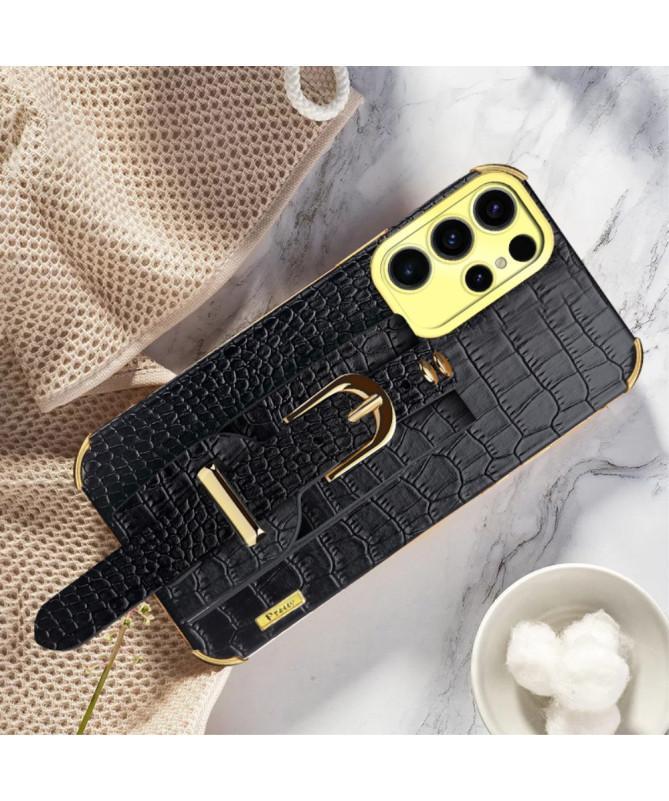 Coque Samsung Galaxy S25 Ultra Croco avec Sangle