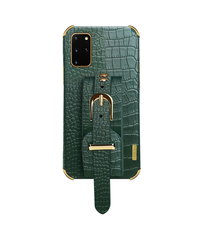 Coque Samsung Galaxy S20 Plus Croco avec Sangle