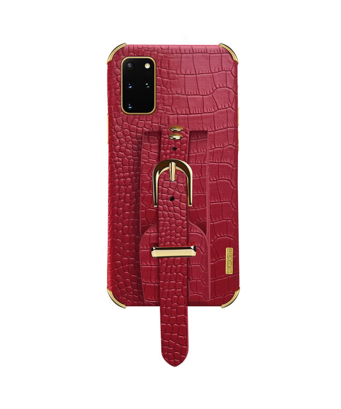 Coque Samsung Galaxy S20 Plus Croco avec Sangle