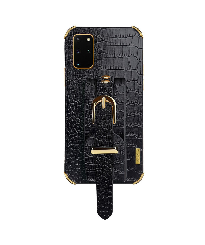 Coque Samsung Galaxy S20 Plus Croco avec Sangle
