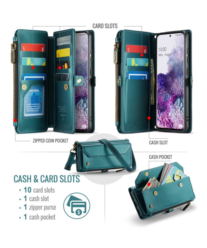 Pochette Samsung Galaxy S20 Plus | Protection RFID & Multi-rangements
