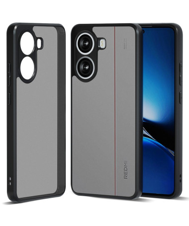 Coque Poco X7 Pro transparente noire mate