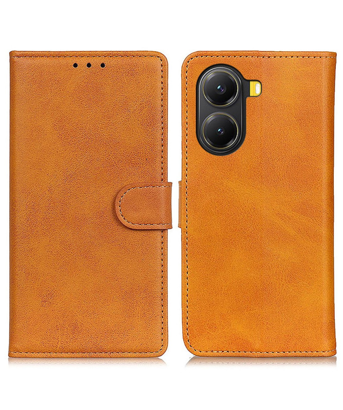 Housse Poco X7 Pro Marius effet cuir mat