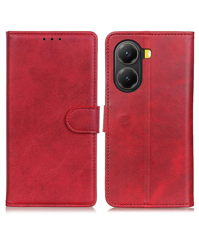 Housse Poco X7 Pro Marius effet cuir mat