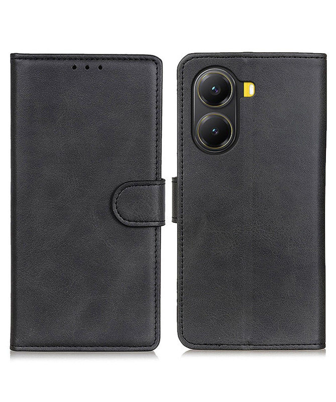 Housse Poco X7 Pro Marius effet cuir mat