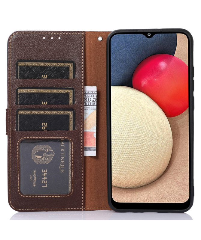 Housse Poco X7 Pro KHAZNEH coutures apparentes