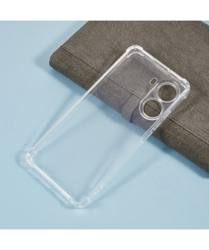 Coque Poco X7 Pro transparente angles renforcés