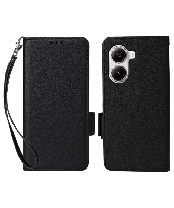 FOLKEN | Housse Poco X7 Pro effet cuir à Lanière