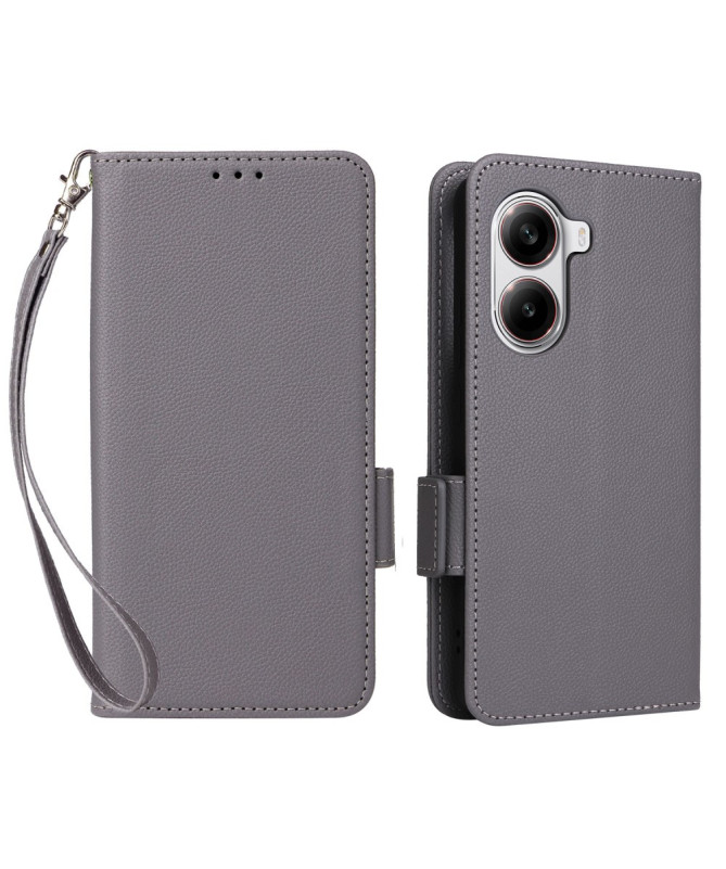 FOLKEN | Housse Poco X7 Pro effet cuir à Lanière