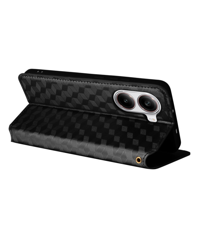 Housse Poco X7 Pro flip cover design géométrie