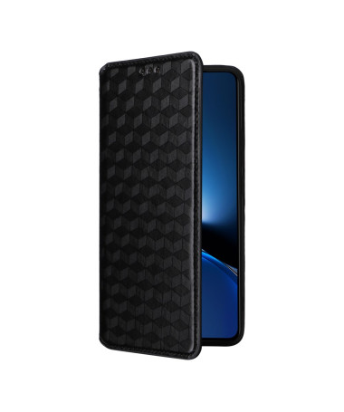 Housse Poco X7 Pro flip cover design géométrie