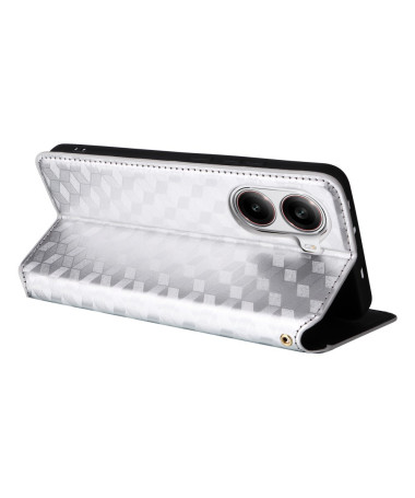 Housse Poco X7 Pro flip cover design géométrie