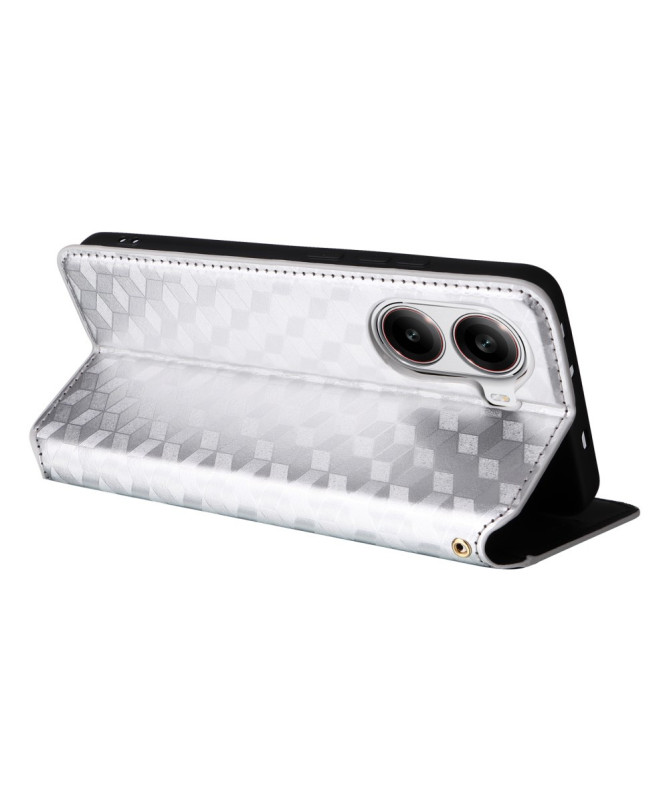 Housse Poco X7 Pro flip cover design géométrie