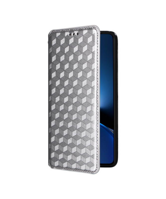 Housse Poco X7 Pro flip cover design géométrie