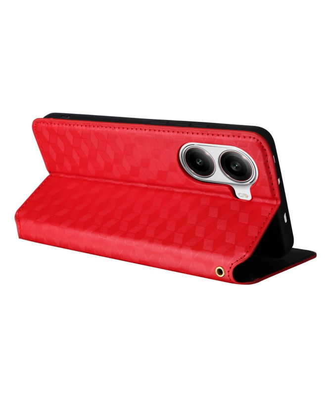Housse Poco X7 Pro flip cover design géométrie