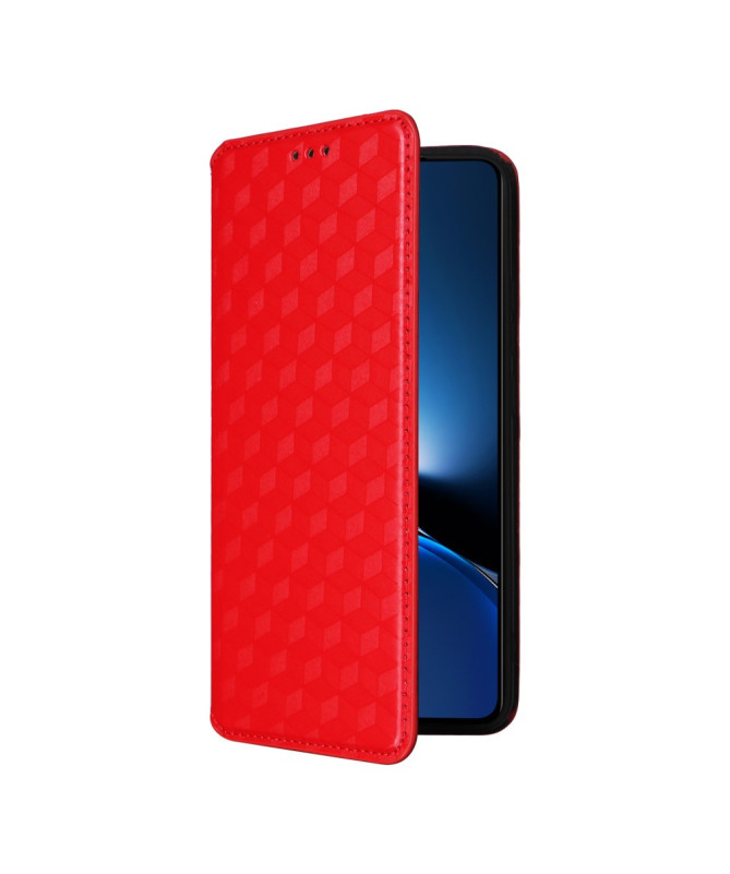 Housse Poco X7 Pro flip cover design géométrie