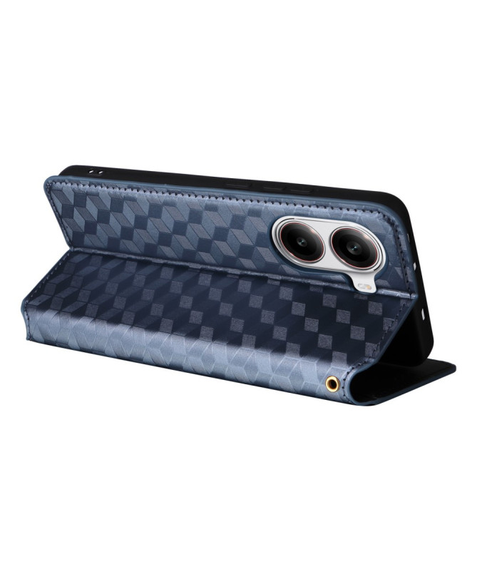 Housse Poco X7 Pro flip cover design géométrie