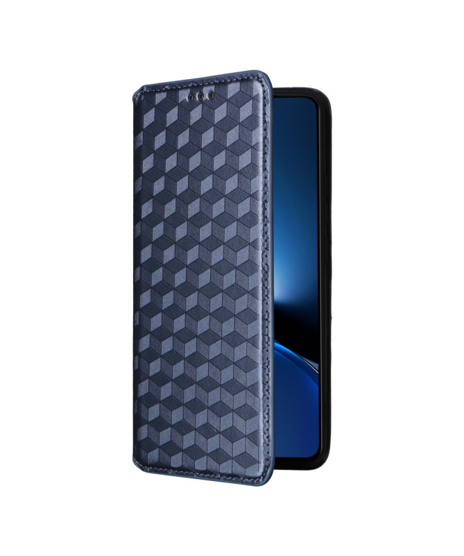 Housse Poco X7 Pro flip cover design géométrie