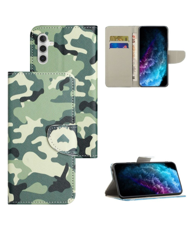 Housse Samsung Galaxy A36 5G Camouflage Militaire