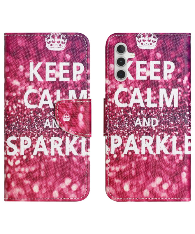 Housse Samsung Galaxy A36 5G Keep Calm and Sparkle