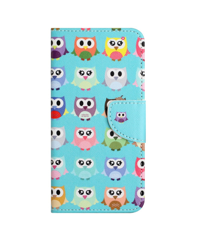 Housse Samsung Galaxy A36 5G Chouettes Colorées