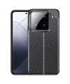 Finesa - Coque Souple Litchi pour Xiaomi 15 Pro