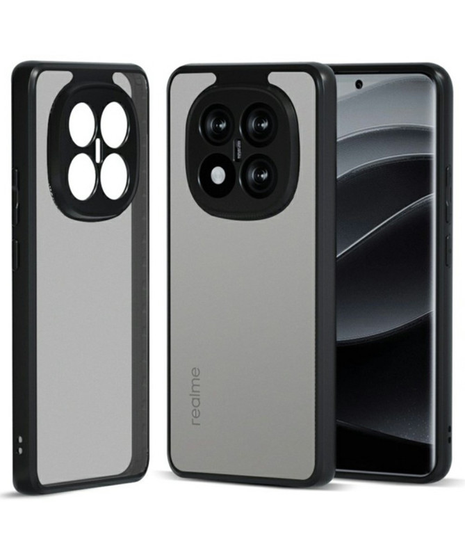 Coque Xiaomi Redmi Note 14 Pro 4G transparente noire mate