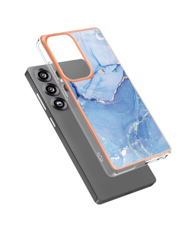 Coque Samsung Galaxy S25 Ultra Marbre Bleu