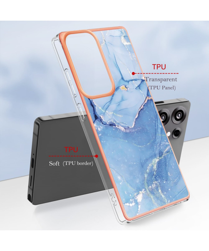 Coque Samsung Galaxy S25 Ultra Marbre Bleu