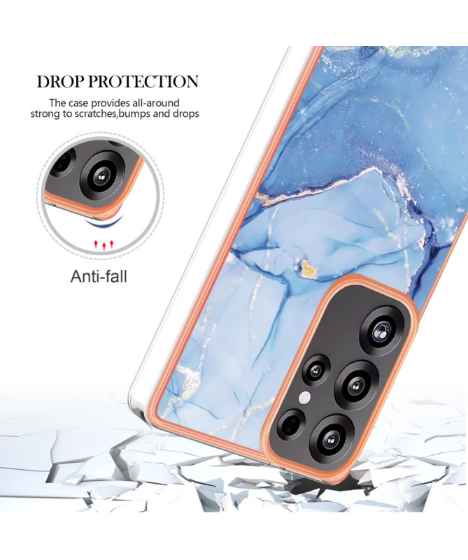 Coque Samsung Galaxy S25 Ultra Marbre Bleu