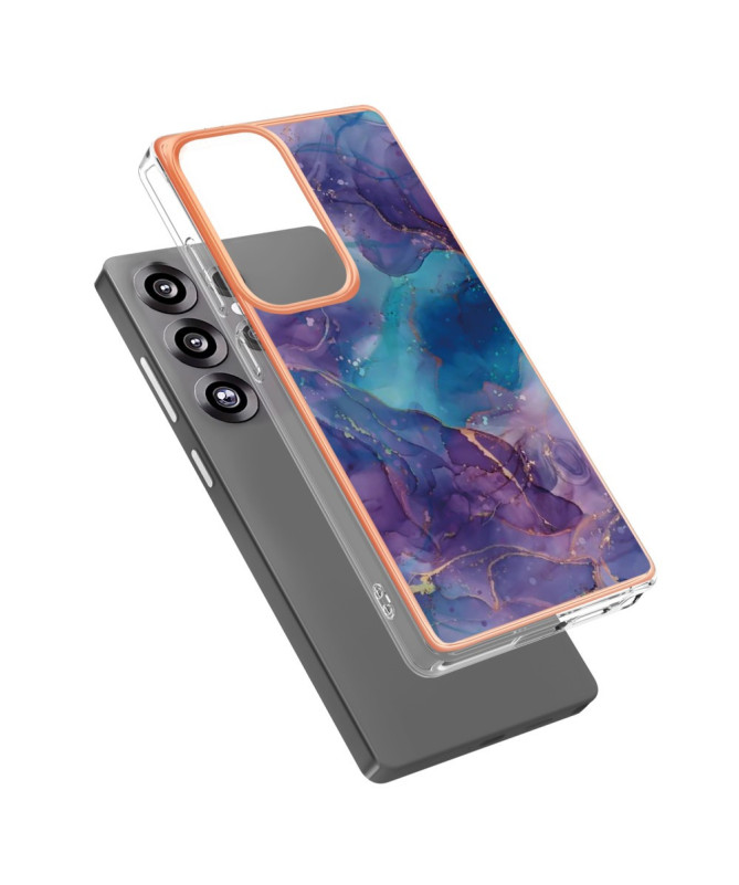 Coque Samsung Galaxy S25 Ultra Marbre Violet Mystique