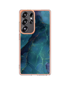 Coque Samsung Galaxy S25 Ultra Marbre Vert Émeraude