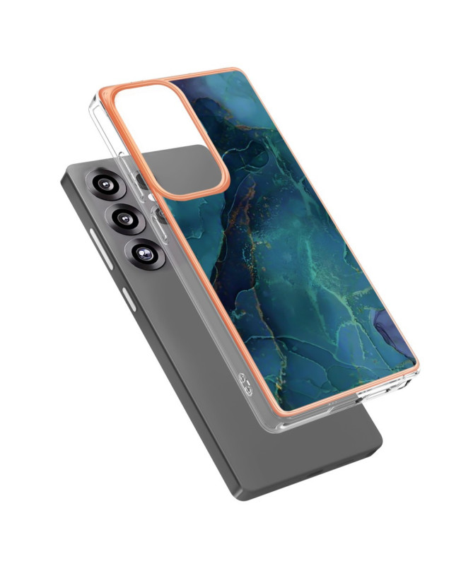 Coque Samsung Galaxy S25 Ultra Marbre Vert Émeraude