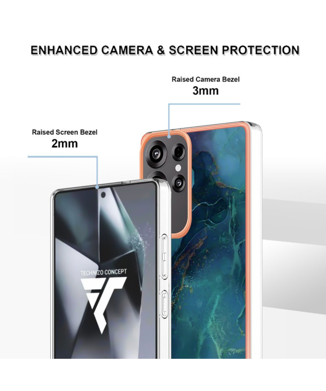 Coque Samsung Galaxy S25 Ultra Marbre Vert Émeraude