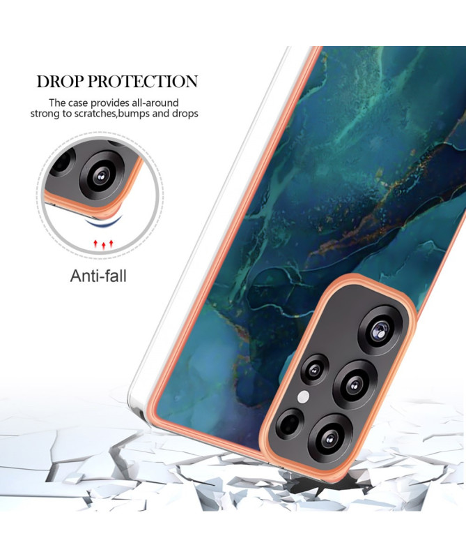 Coque Samsung Galaxy S25 Ultra Marbre Vert Émeraude