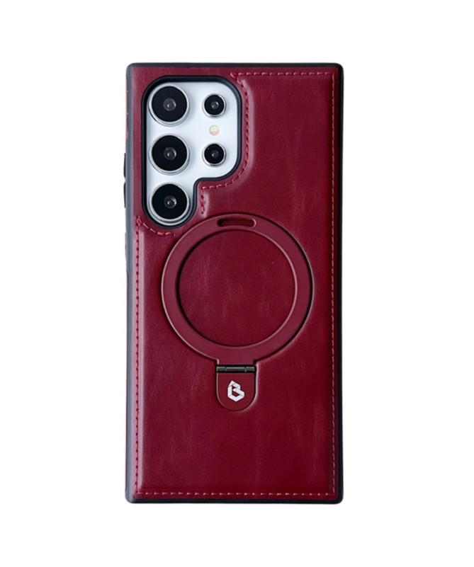 Coque Samsung Galaxy S25 Ultra Leather Ring | MagSafe & Support