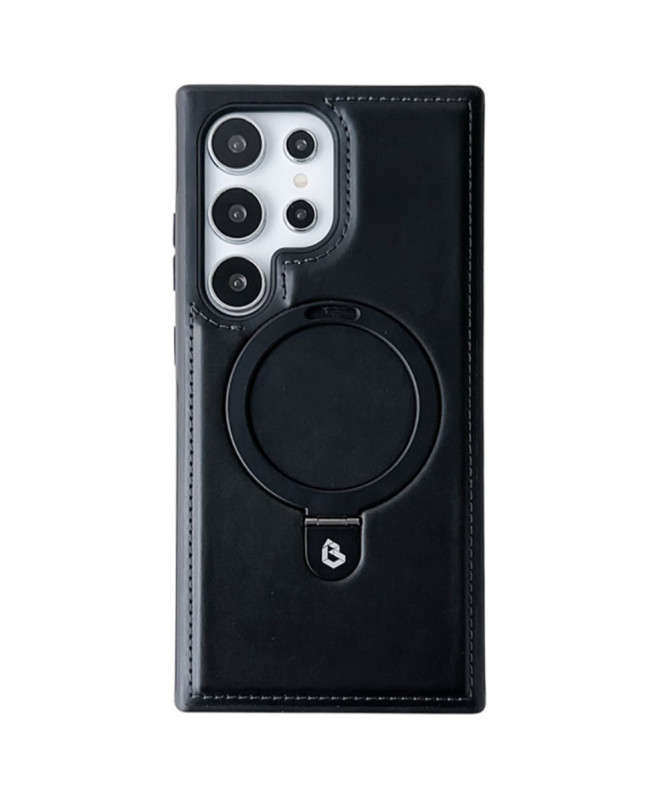 Coque Samsung Galaxy S25 Ultra Leather Ring | MagSafe & Support