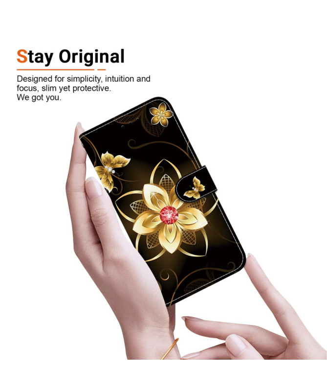 Housse Samsung Galaxy A56 5G / A36 5G Fleur d'Or