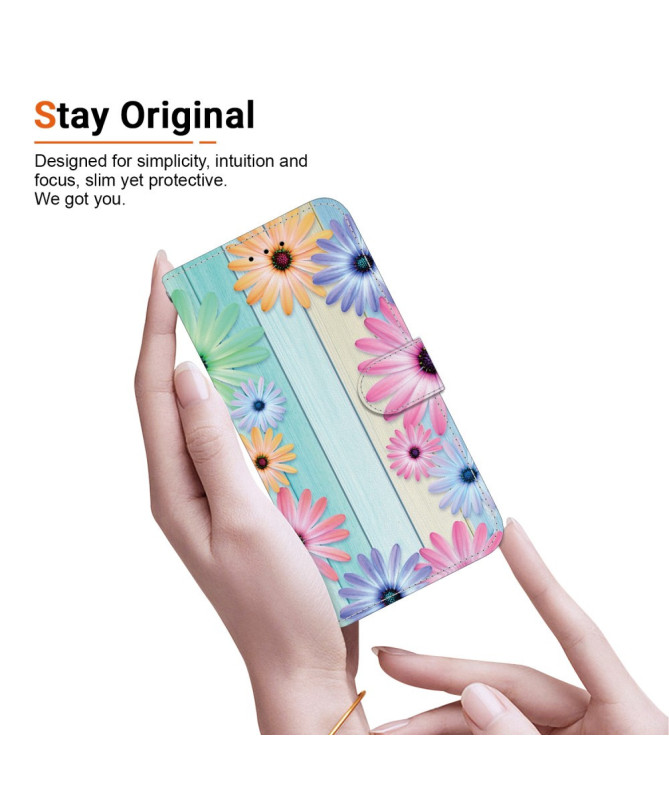 Housse Samsung Galaxy A56 5G / A36 5G Marguerite Pastel | Design Frais