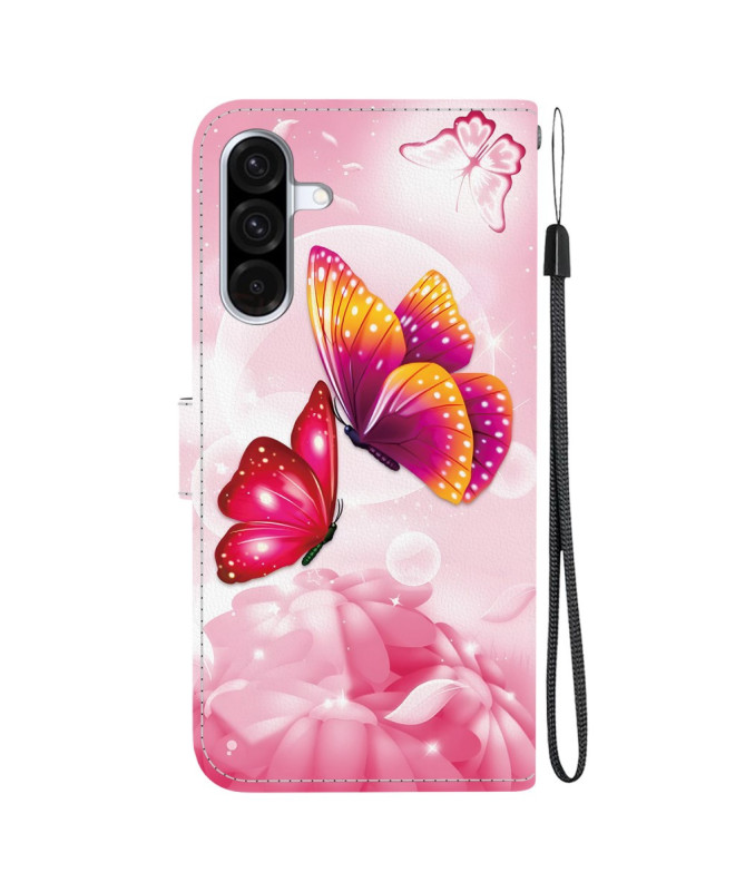Housse Samsung Galaxy A56 5G / A36 5G Envol Rose | Design Papillon
