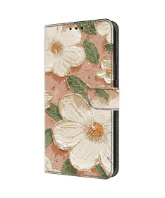 Vintage | Housse Samsung Galaxy A36 5G Wallet Fleurie