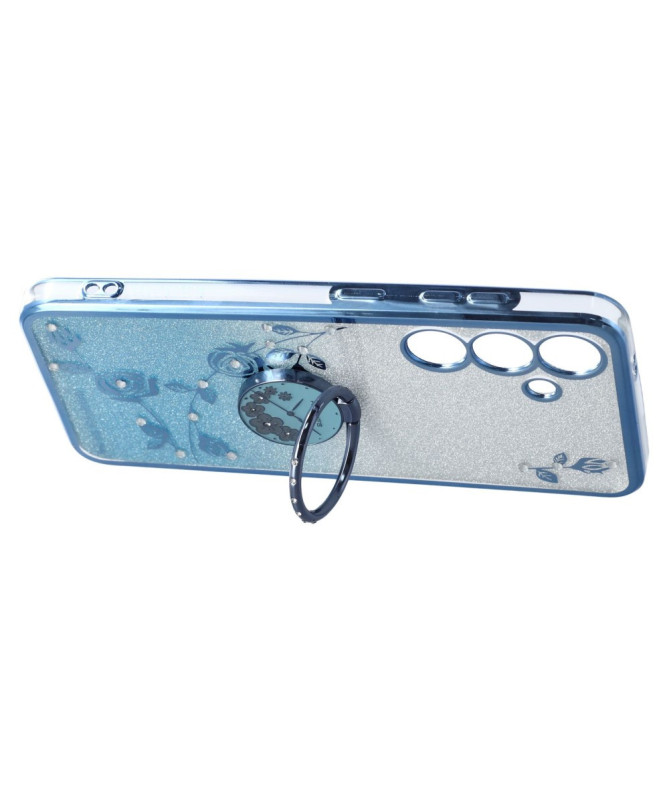 Coque Samsung Galaxy A36 5G Glamour Glitz avec Anneau