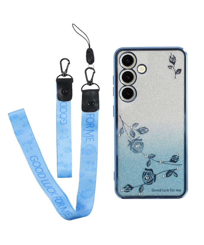 Coque Samsung Galaxy A36 5G Glamour Glitz avec Sangle