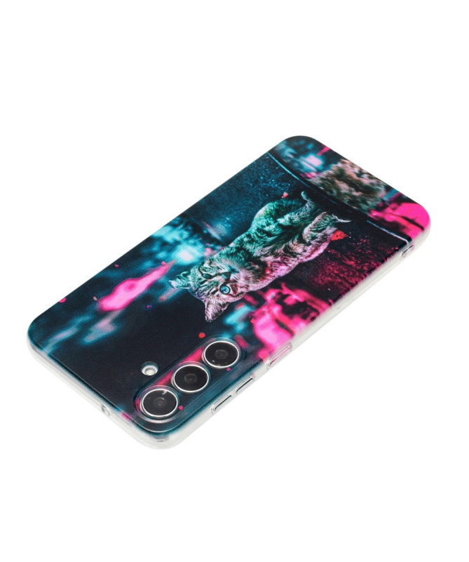 Coque Samsung Galaxy A36 5G Chat Néon