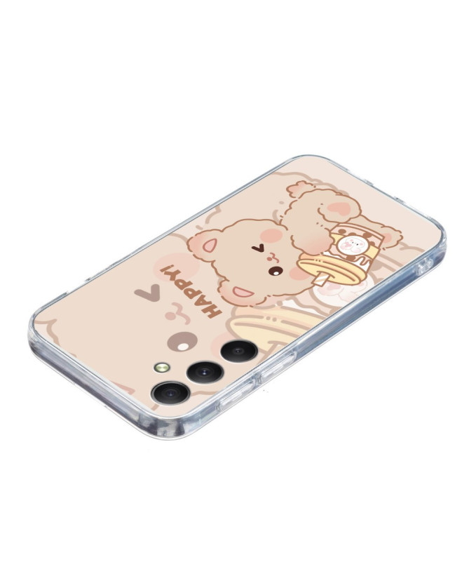 Coque Samsung Galaxy A36 5G Happy Bear | Design Kawaii